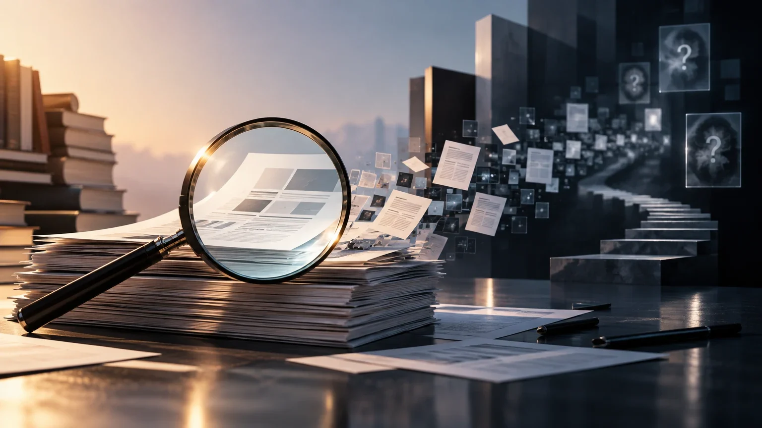 Ilustración editorial para Automatizar la investigación en IA: qué se sabe y qué sigue sin verificarse